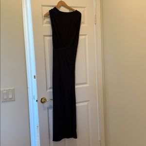 Navy All Saints maxi dress w/side slit- 4